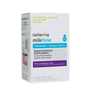 Upspring Milkflow Fenugreek + Blessed Thistle Capsules, Breastfeeding Supplement, 100 count