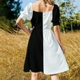 thumbnail image 4 of Robe Mod Noire et Blanche Robes d'Été Femmes 2024 Robes de Luxe Vêtements d'Été Femmes 2024 Robes Femmes Été 2024, 4 of 5