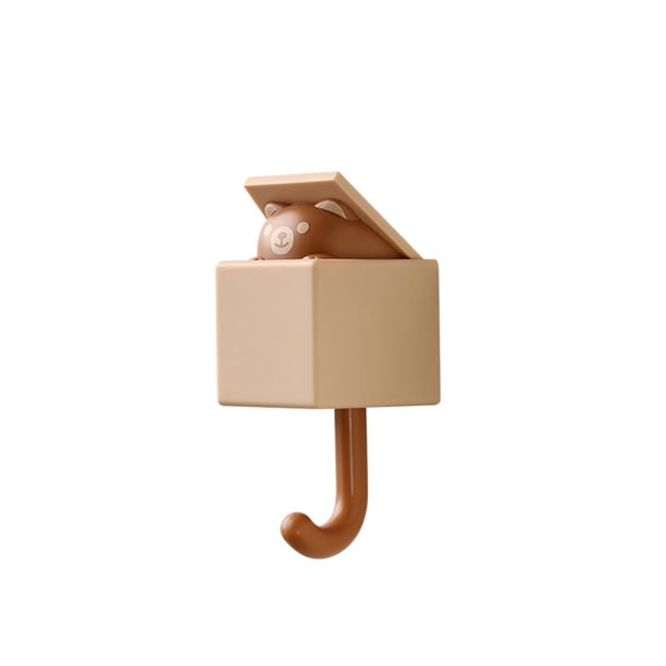 Gancho de pared de animales Yuarrent para sala de estar dormitorio colgador de bolsos ropa sin clavos