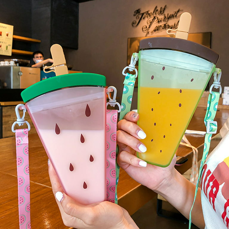 3 Pieces Cute Water Bottles with Straws Creative Kawaii Camera Shaped Ice  Cream Bar Watermelon Adjus…See more 3 Pieces Cute Water Bottles with Straws