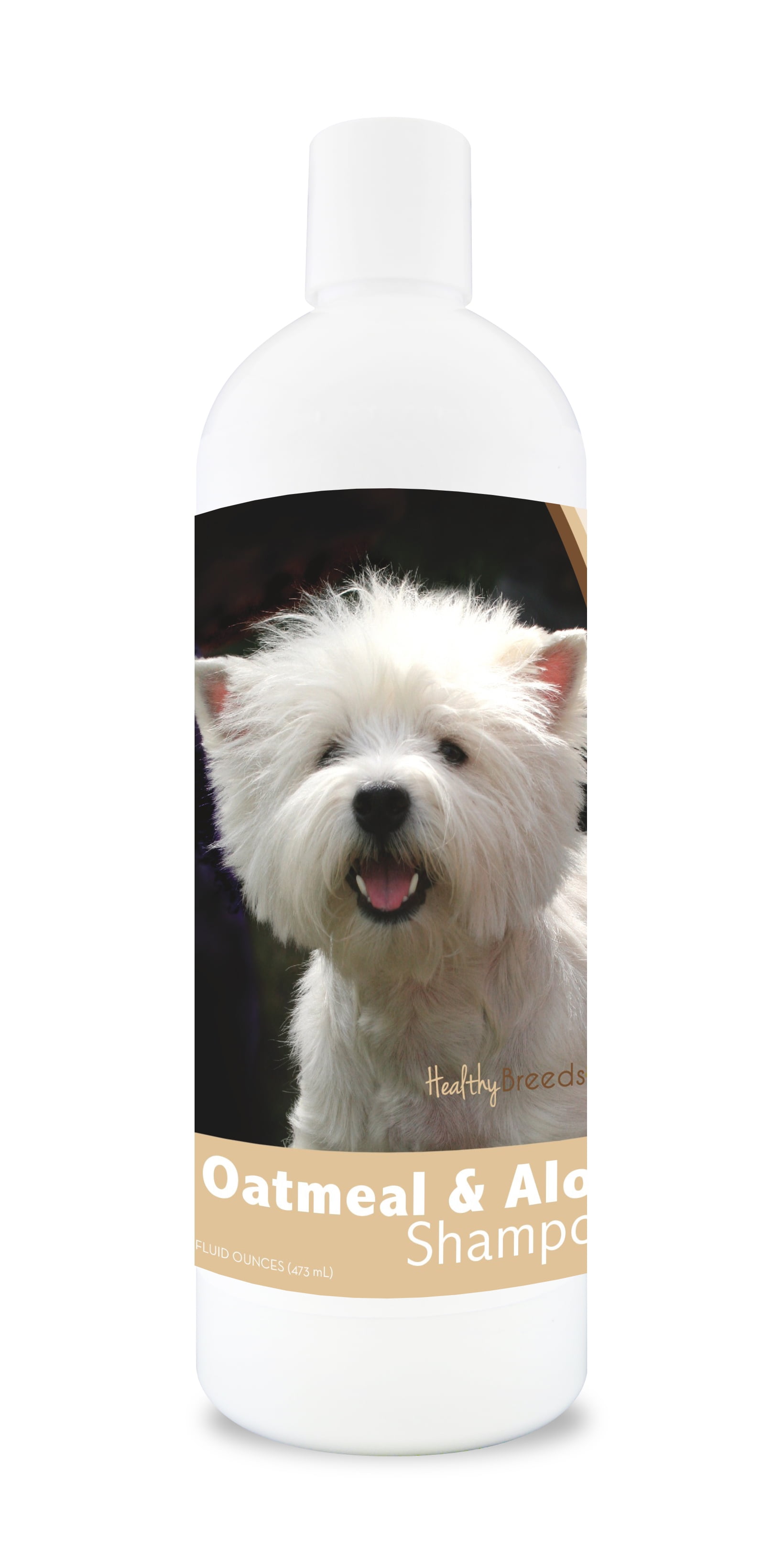 Healthy Breeds West Highland White Terrier Oatmeal Dog Shampoo with Aloe 16 oz