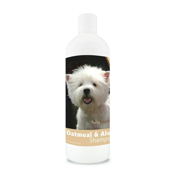 Healthy Breeds West Highland White Terrier Oatmeal Dog Shampoo with Aloe 16 oz