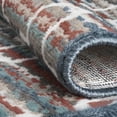 thumbnail image 3 of Woven Trends Modern Contemporary 3-Piece Rug Set, 5x7 Area Rug, 2x5 Runner Rug, 2x3 Accent Mat, Livingroom, Bedroom, Entryway, Durable and Stain Resistant, Spice/Gray, 3 of 7