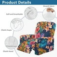 thumbnail image 5 of Xixirimido Colorful Hibiscus Plumeria Pattern Recliner Cover with Pockets Reclining Slipcover 4-Pieces Lazy Boy Recliner Armchair Cover for Recliner Furniture Protector for Kid Pet, 5 of 8