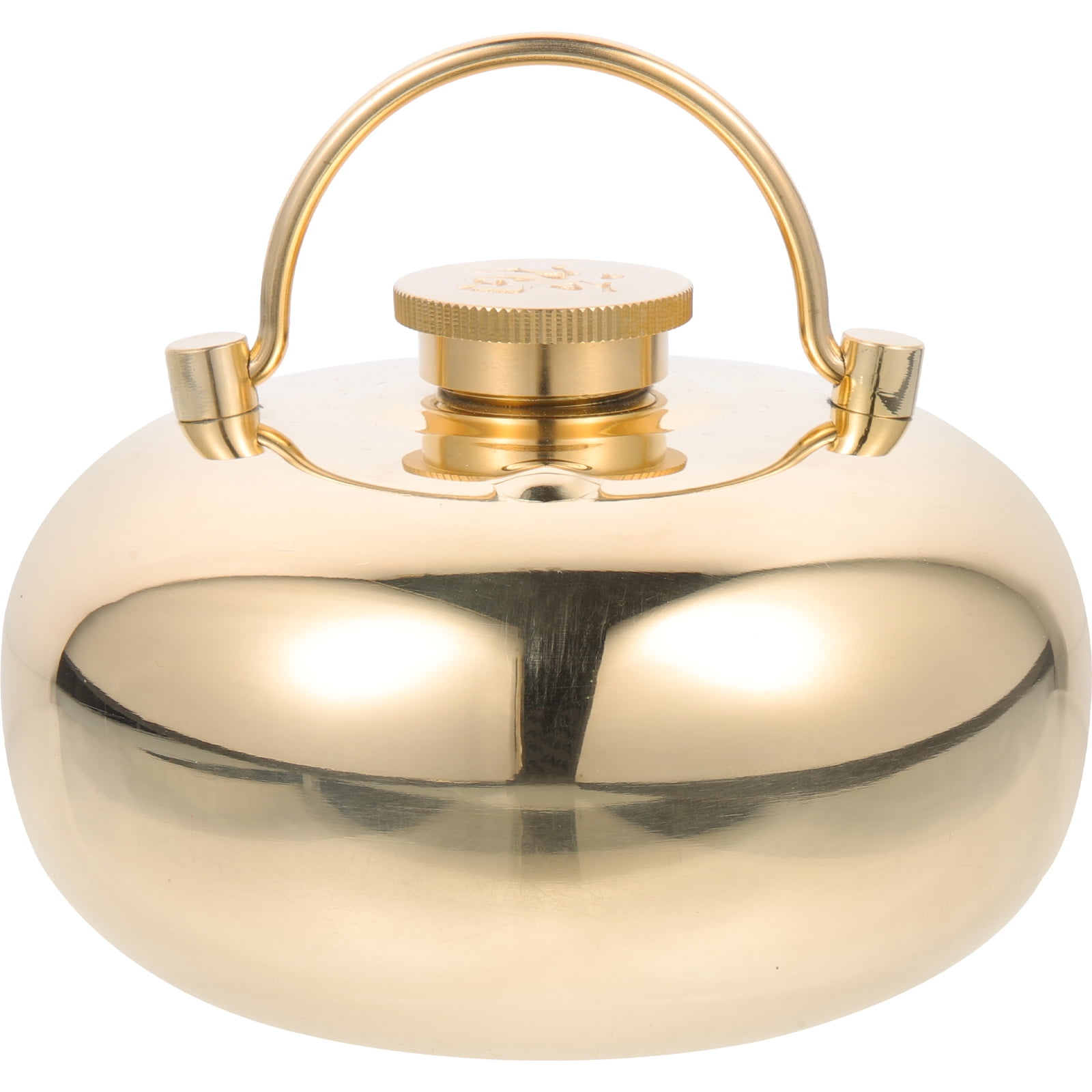 BESTONZON Brass Water Kettle Multifunction Hotwater Bottle Portable