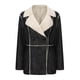 thumbnail image 1 of Chaquetas y abrigos casuales de manga larga sin capucha para mujer, chaqueta de gamuza con solapa y bolsillo informal con botones, sudaderas de manga larga, abrigos casuales para mujer, 1 of 9