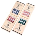 thumbnail image 2 of 4 Sets Detachable Nail Art Stickers for Women – Stylish DIY Manicure Decals with Assorted Patterns for Elegant Nail Design, 2 of 5