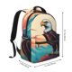 thumbnail image 2 of Disketp Cartoon Iceberg Bald Eagle Mochila Estampada para Hombre y Mujer – Mochila Ligera Clásica con Múltiples Bolsillos para Universidad, Trabajo y Viajes-One Size, 2 of 5
