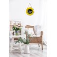 thumbnail image 3 of Eveokoki Summer Door Sign Sunflower Welcome Home Door Hanger Vintage Door Sign Front for Door Decoration Wreaths Decorations Door Hanging Farmhouse Porch Wall Outdoor 12"x12", 3 of 5
