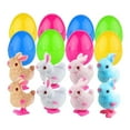 thumbnail image 4 of Huevos de Pascua precargados con conejitos de peluche, muñecos de regalo, animales de peluche, conejos conjunto de 8, 4 of 9