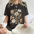 thumbnail image 4 of CaiJunJia T Shirts for Women Graphic,Womens T Shirts Short Sleeve Crew Neck Tops Summer Trendy Soft Casual Comfy Outfits Clothes 2024, 4 of 6