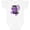 AA-White, variant on Inktastic I Wear Violet for My Daddy Hodgkins Lymphoma Awareness Boys or Girls Baby Bodysuit