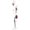 White-8 Stainless Steel Hooks, variant on Modern Metal Coat Rack Stand, Coat Rack Freestanding with Natural Marble Base, Sturdy Heavy Duty Coat Racks with 8 Hooks, Black Coat Hall Tree Stand for Entryway, Office
