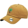 thumbnail image 1 of Palm Tree Dad Hat Timberland Adjustable Baseball Cap, 1 of 4