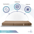 thumbnail image 3 of Sofá Cama Plegable - Individual - Marrón Claro- MEMORY FOAM HOME SOFA CAMA COZY, 3 of 10
