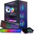thumbnail image 1 of STGAubron PC de Bureau Gaming, Radeon RX 580 8G GDDR5, Intel Core I7 jusqu'à 3.9 GHz, 16G, 512G SSD, WiFi, BT 5.0, RGB Fanx6, Clavier & Souris & Tapis de Souris RGB, Barre de Son BT RGB, W10H64, 1 of 5