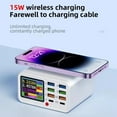 thumbnail image 4 of 65W 8 Port Wireless Charging Station QC 3.0 PD Fast Charger Multi USB for Phones Tablets, 4 of 7