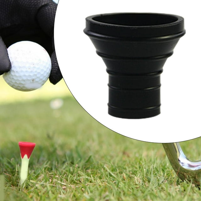 Recoge el dispositivo con ventosa Cola Premium protector de espalda agarrador de pelotas de golf Negro