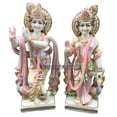 thumbnail image 1 of Radha Krishna statue Murti Large 30 inches Marble Radha Krishna idol Multicolor Divine Couple statue Radha Krishna figurine Handpainted Special Wedding Housewarming Anniversary Gifts Sculpture, 1 of 5