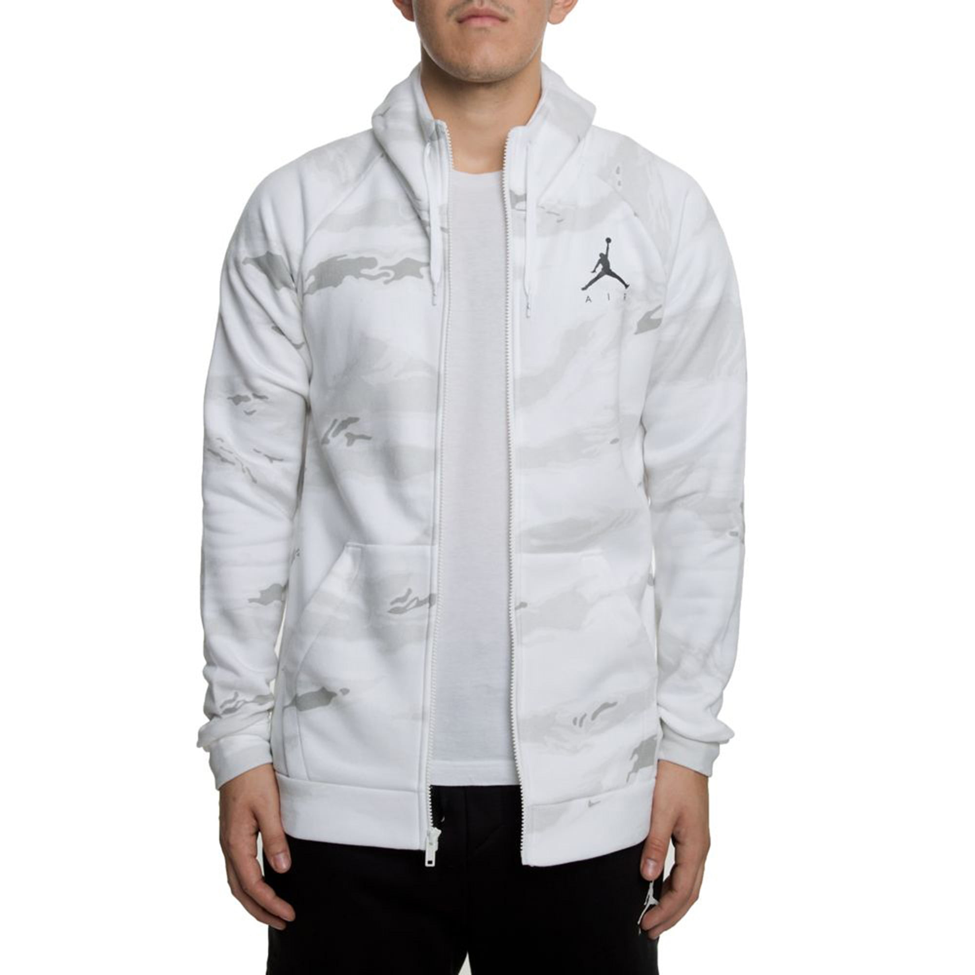 white jordan zip up hoodie