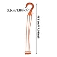 thumbnail image 2 of Nnndbs Hanging Planter Hook, 16In Heavy Duty Wall Mounted Hook for Outdoor Indoor, Decorative Hanger for Hanging Baskets, Bird Feeders, Lanterns, Patio, Balcony (Blue), 2 of 3