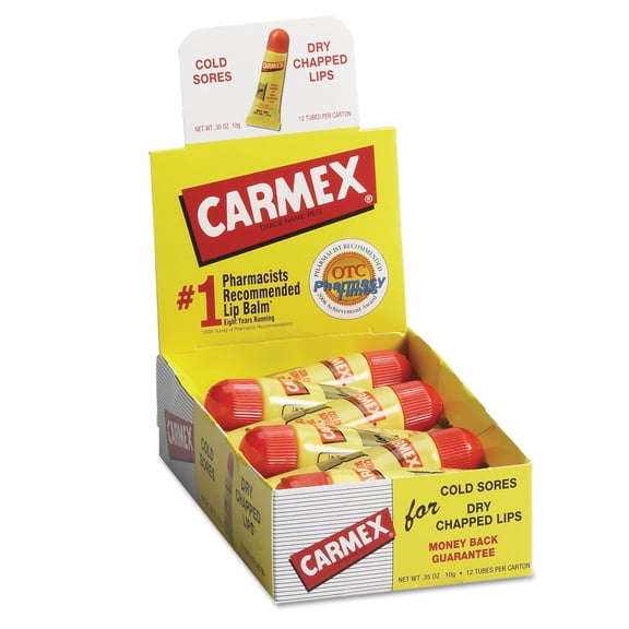Carmex Classic Medicated Lip Balm Tube, Lip Moisturizer, 1 Count