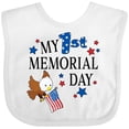thumbnail image 3 of Inktastic My First Memorial Day Eagle Boys or Girls Baby Bib, 3 of 4