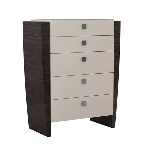 48" Refined Beige High Gloss Chest