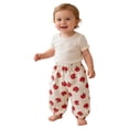 thumbnail image 5 of Wxolcjlv Toddler Boys Casual Baggy Bloomers Summer Apple Print Loose Fit Lightweight Pants, 5 of 6