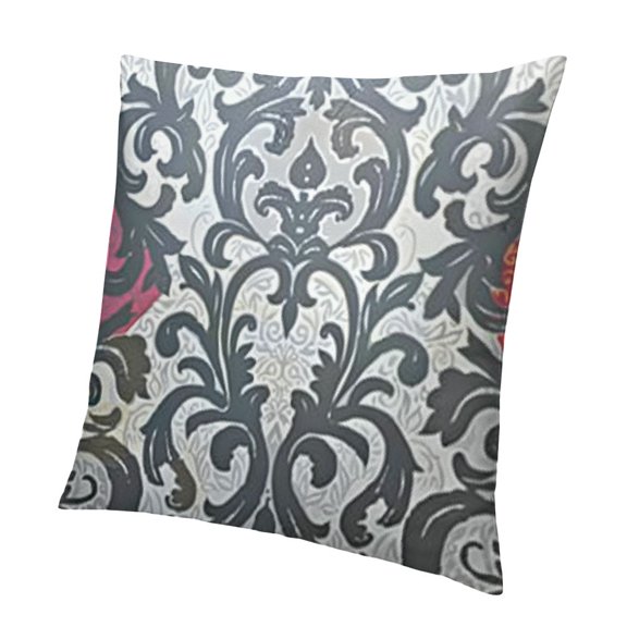 Decorative Throw Pillow Covers , Grey and White Modern Simple Square Pillow Case Cushion Cover for Sofa Couch Farmhouse Outdoor Living Room (Gray and White, )
