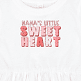 thumbnail image 4 of Inktastic Nana's Little Sweet Heart Girls Baby Dress, 4 of 5