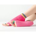 thumbnail image 1 of DEELLEEO Professional Adhesive Yoga Socks For Women With An Open Back Design. These Yoga Socks Have Five Fingers And Split Toes  Making Them Perfect For Pilates And Yoga Practices. They A, 1 of 6