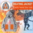 thumbnail image 4 of Heated Hoodie for Men Women USB Electric Heating Sweatshirt Winter Warm Hooded Jacket Adjustable Temperature, 4 of 4