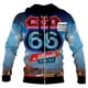 thumbnail image 4 of Nueva sudadera con capucha con cremallera para hombre, chaqueta con estampado 3D de motocicleta Route 66, ropa de abrigo de gran tamaño para hombre, sudadera con capucha de moda urbana para hombre, 4 of 5