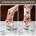 thumbnail image 4 of 2 Pcs Pioneer Flower Floral Print Pattern Kitchen Towels, Funny Microfiber Dish Towel Set, 18" X 26" Tea Towels, 4 of 6