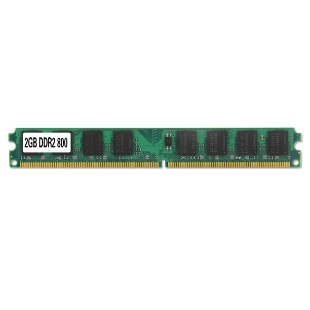 Módulo de tarjeta de memoria 800MHz 2GB Módulo DDR2 Memoria Alto consumo de tarjeta Reemplazo de bajo rendimiento para oficina en casa Eigraketly EL006872-00