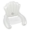thumbnail image 2 of Yazoeia Inflatable Seashell Pool Float Kid Adult Pearl White Summer Mesh Swimming Pool Float Raft Chair MY320-32618, 2 of 13