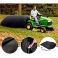 thumbnail image 3 of Lawn Tractor Leaf Bag-54 Cubic Foot Standard Leaf Bag, Heavy Duty Material Fast & Easy Leaf Collection Systems,Reusable Collecting Leaves Waste Bag Fits All Lawn Tractors(Khaki), 3 of 7