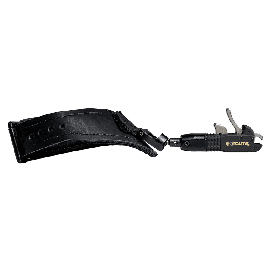 T.R.U. Ball eXecute V2 CK GS Globo Swivel Buckle Strap Release Large Black Leather Midnight Cerakote Brass Body (T2GB-MD-L)