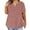 Watermelon Red1, variant on fatyb Women's Plus Size Summer Tops Crew/V Neck Eyelet Embroidery Short Sleeve Lightweight Tunic Blouses