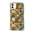 thumbnail image 1 of Retro Flowers Case Compatible with iPhone 12,Aesthetic Art Design TPU Bumper Cover Case, 1 of 6