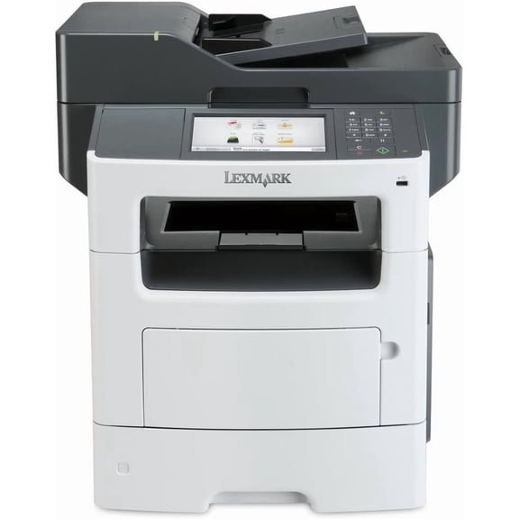 Lexmark 35S6700 (MX610de) Monochrome Laser Multifunction Printer – Print, Copy, Scan, 50 ppm, 1200 x 1200 dpi, Duplex, 650-Sheet Input, Gigabit Ethernet