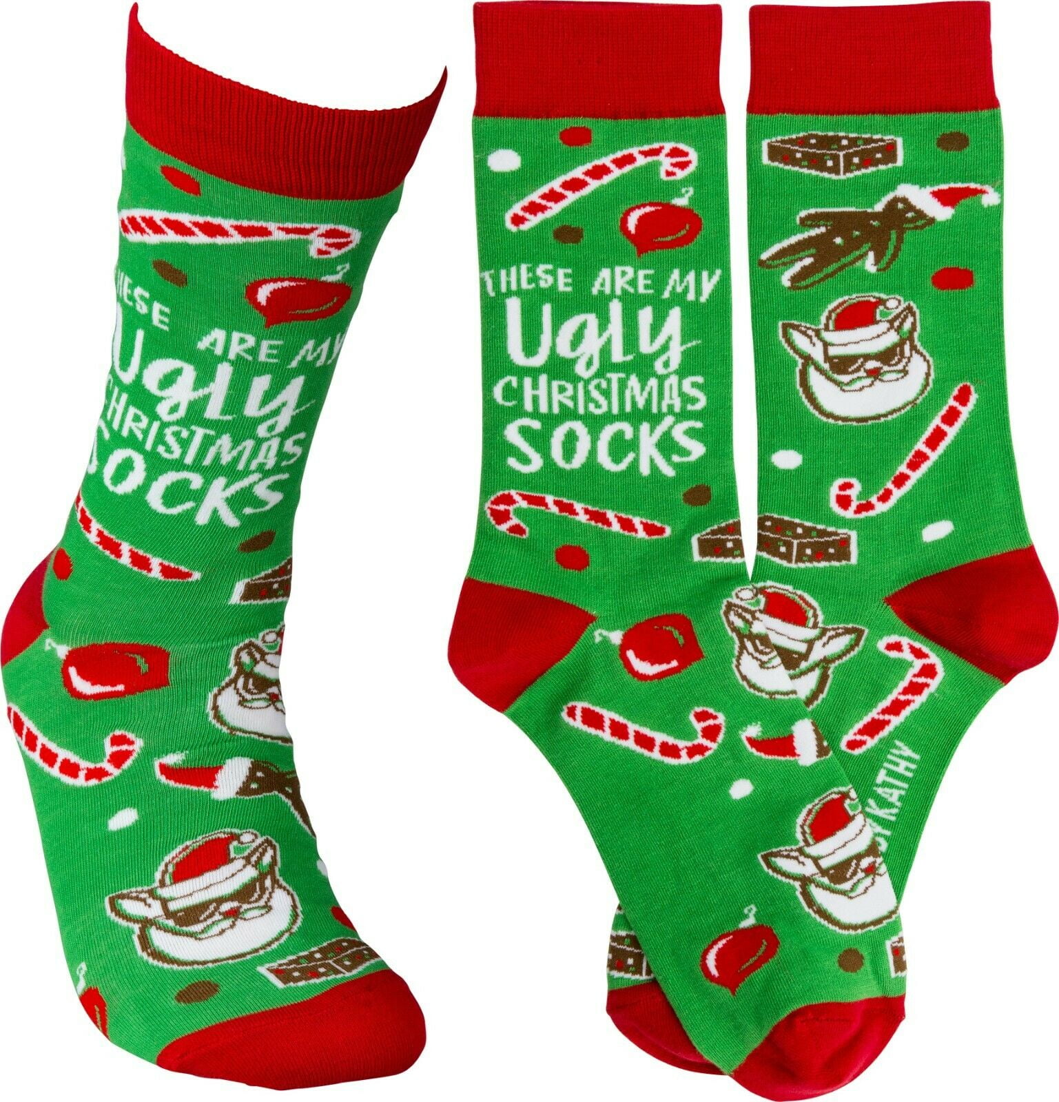 These Are My Ugly Christmas Socks - Primitives by Kathy Lol Socks ...
