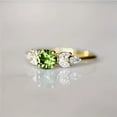 thumbnail image 5 of Ahansh Jewels Round Cut Green Peridot Ring For Women's 925 Sterling Silver, 5 of 5