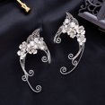thumbnail image 6 of Milue Elf Earrings Cuff Winding Silver Earrings Suitable for Costume, 6 of 12