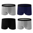 thumbnail image 3 of Mens Briefs Sets, 4 Pack Mens Underwear Boxer Briefs Breathable Soft Moisture-Wicking Underwear for Men Multipack Plus Size L-4XL, 3 of 3