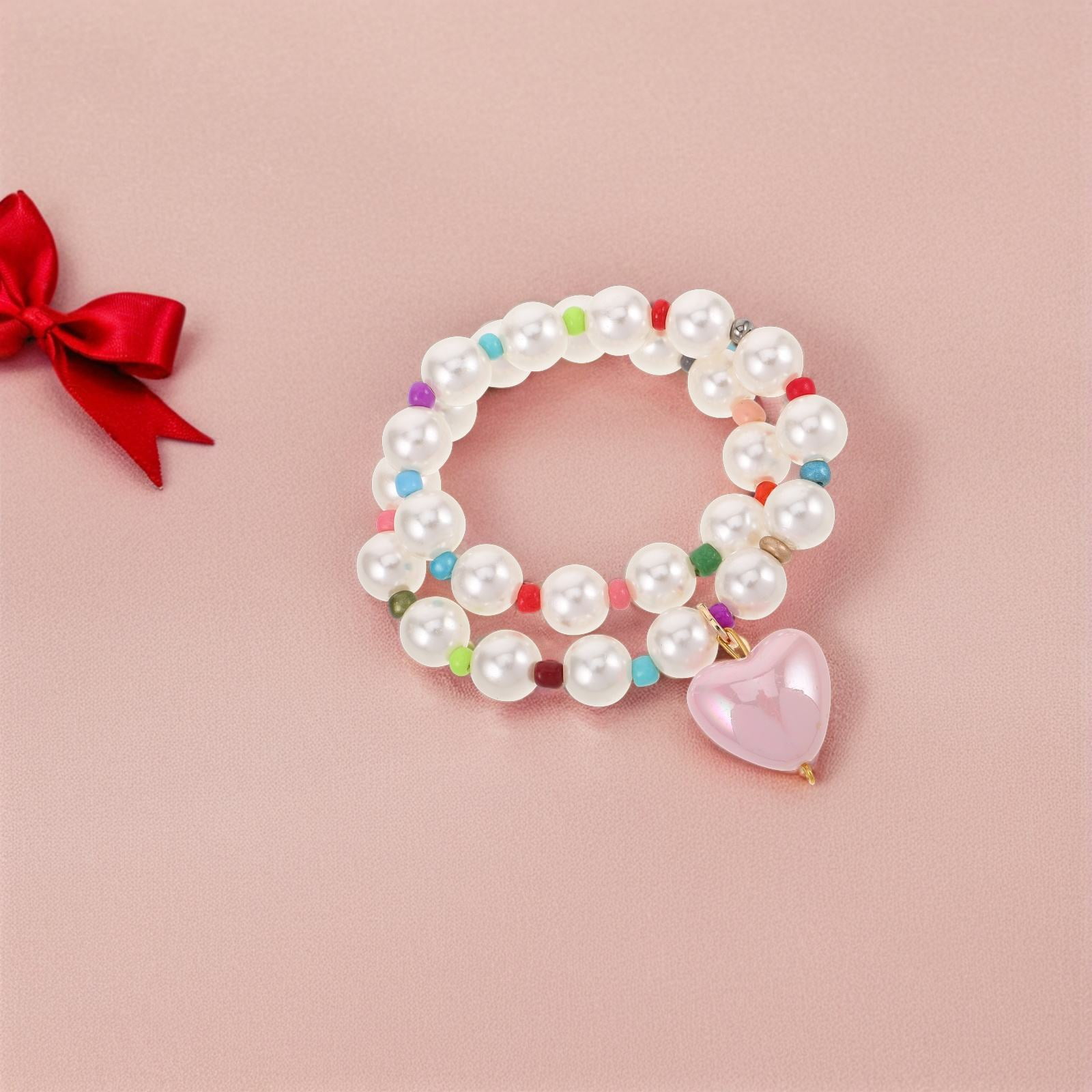 ELAYARD Colorful Necklace with Heart Bead Design for Comfortable and Stylish Wear Cats and Dogs