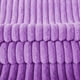 thumbnail image 4 of Cojín decorativo rectangular de terciopelo a rayas de pana suave AQITTI para sofá de 12 pulgadas, 4 of 5