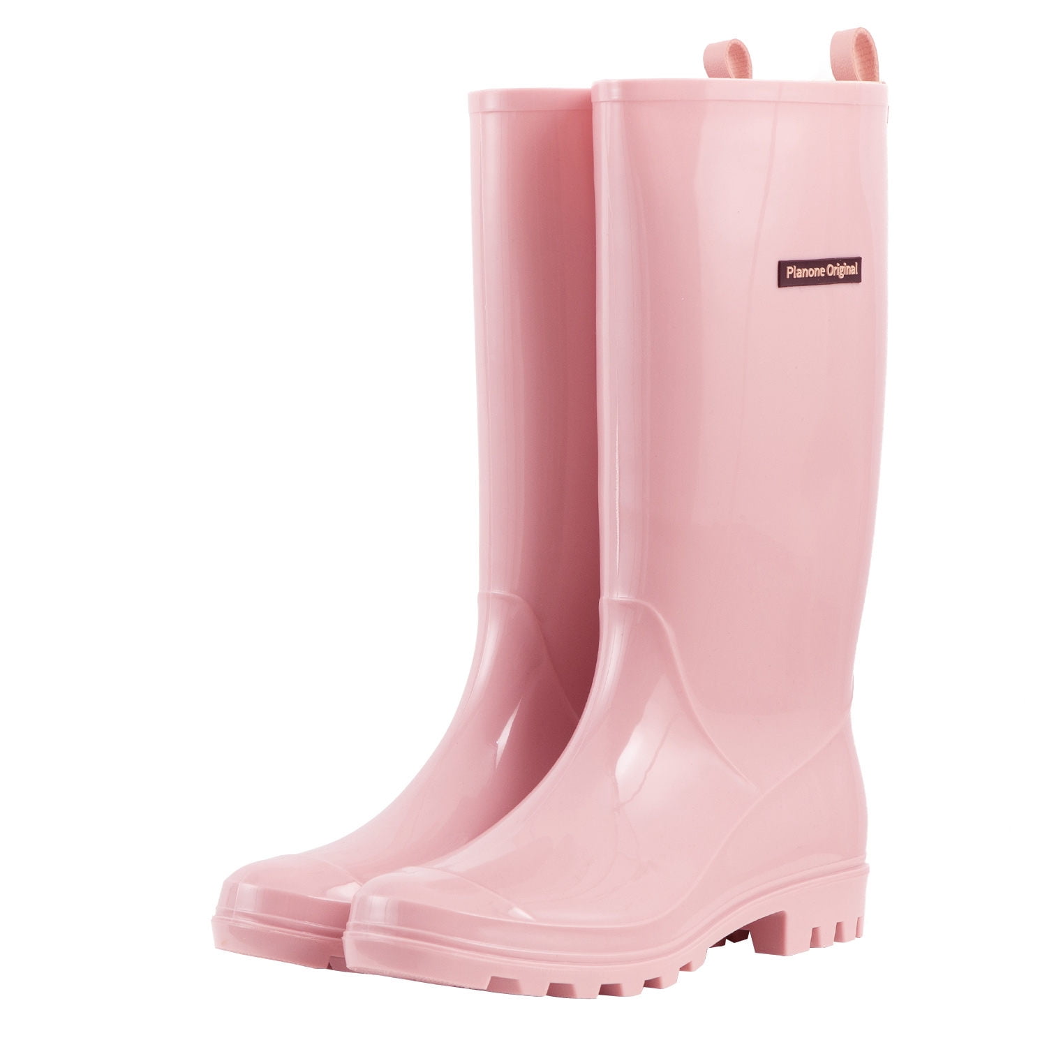 Planone Tall rain Boots for Women Waterproof Garden Shoes Anti-Slipping ...