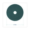 thumbnail image 3 of Boardwalk Standard Heavy-Duty Scrubbing Floor Pads 18" Diameter Green 5/Carton 4018GRE, 3 of 6